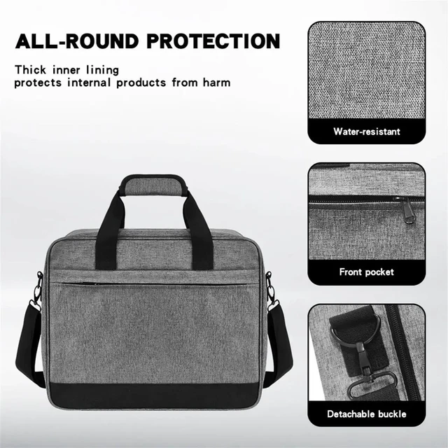 Alt view image 4 of 4 - Audio Mixer Bag Large Recording Equipment Bag DJ Mixer Protective Bag Audio DJ Mixer Case