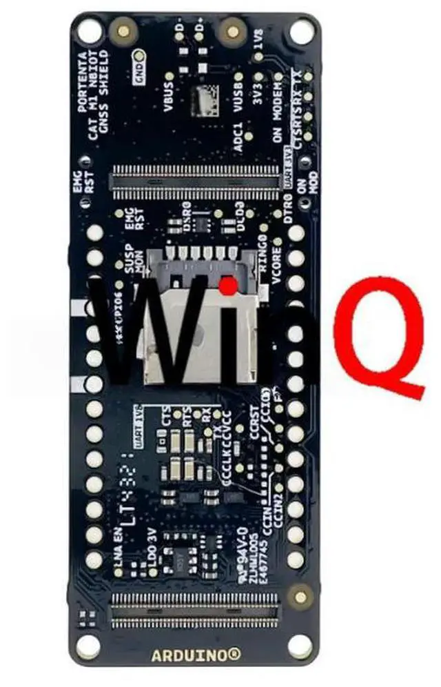 Alt view image 2 of 3 - module ASX00027 CAT.M1/NB IoT GNSS Shield