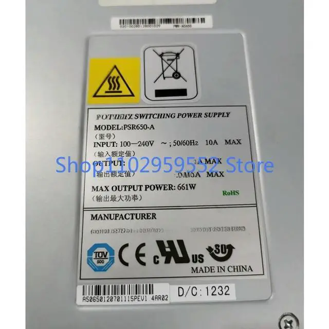 Alt view image 2 of 2 - 1Pcs for AC-PSR650-A-H3 H3C LSQM1AC650 AC Power Module 650W