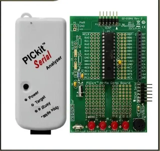 Alt view image 2 of 3 - DV164122 development board PICKIT Serial Analyzer PIC16F886