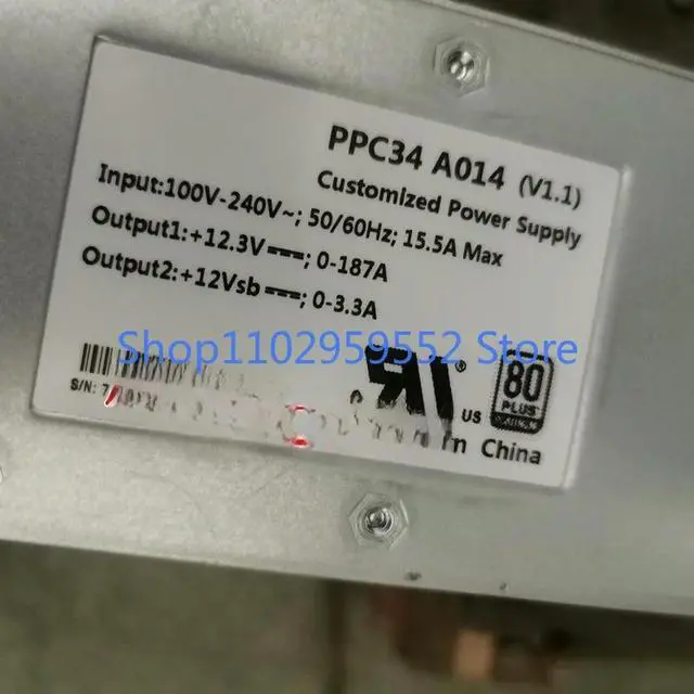 Alt view image 2 of 2 - 1pcs for E9000 Knife Case Server Power Supply PPC34 A014 V1.1