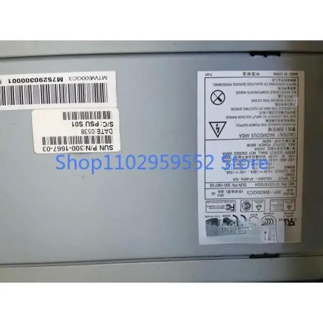Alt view image 2 of 2 - 1pcs For 300-1667 300-1910 300-1630 SUN B2500 Power Supply SUN Blade 2500 Power Supply Kit