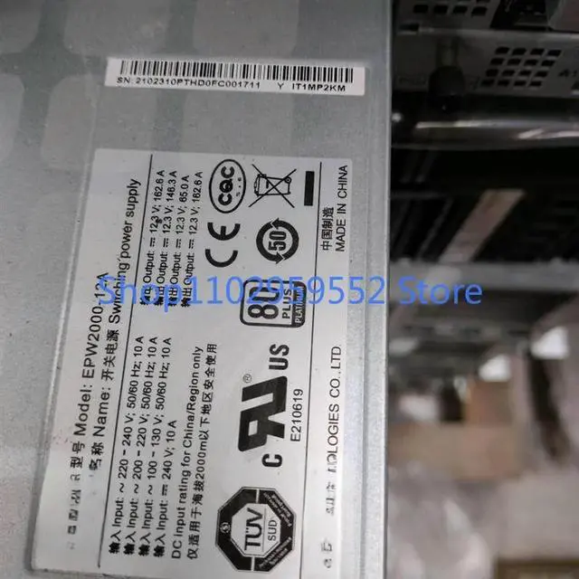 Main image of 1Pcs for EPW2000-12A server power supply
