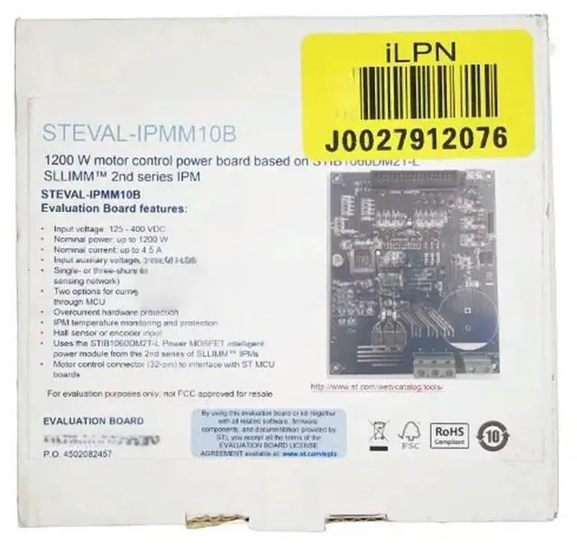 Alt view image 3 of 3 - STEVAL-IPMM10B IB1060DM2T-L 1200w motor drive power board M32