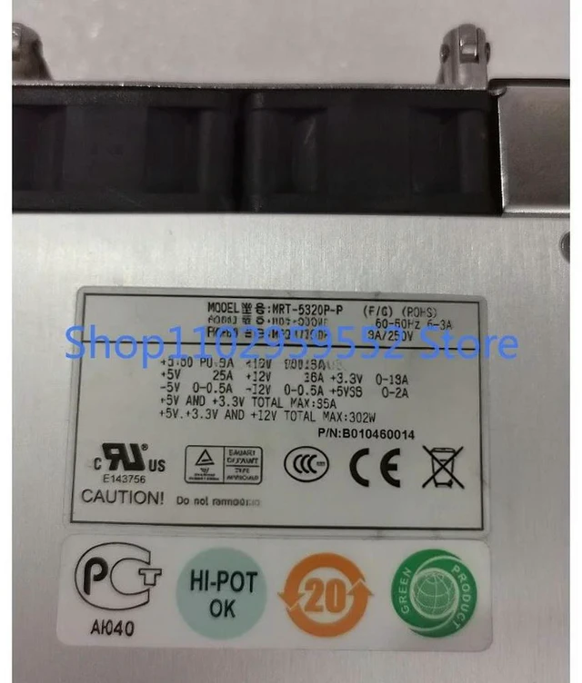 Alt view image 2 of 2 - 1Pcs for MRT-6320P/MRT-6320P-R 320W 1 + 1 power supply
