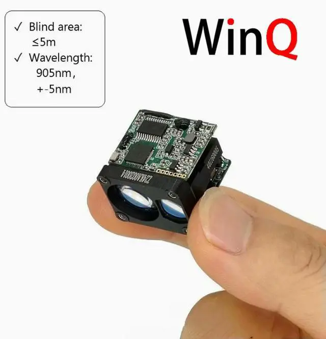 Alt view image 3 of 3 - 905nm laser pulse ranging outdoor miniature laser rangefinder 2000m long-distance laser ranging module