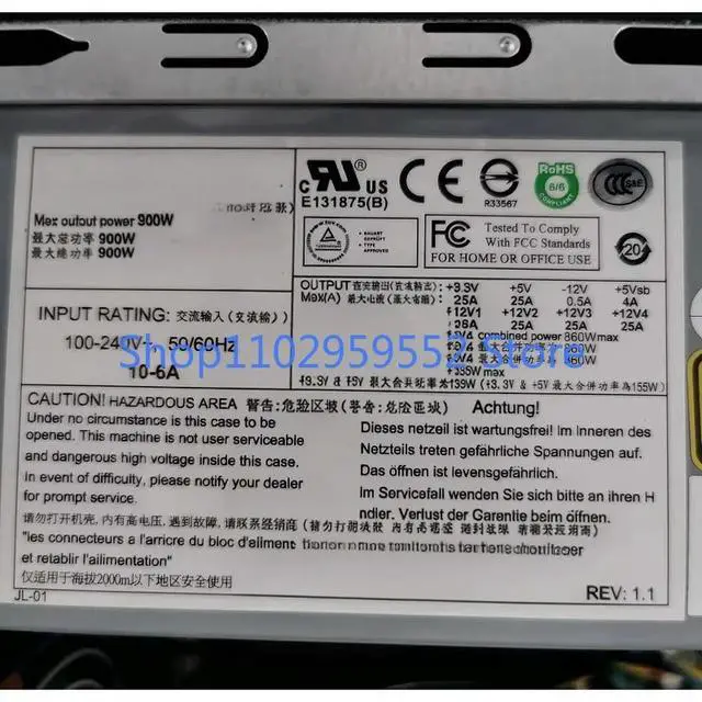 Alt view image 2 of 2 - 1Pcs for PWS-903-PQ 900W server power supply