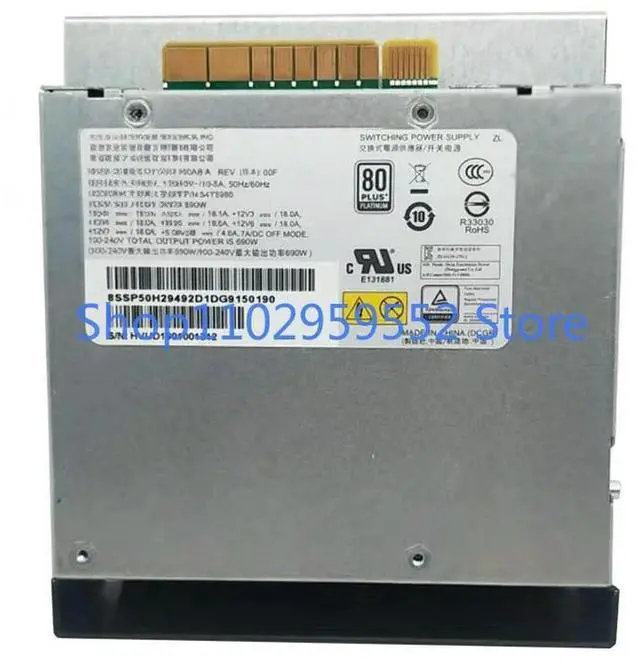 Main image of 1Pcs for P520 P720 690W Power Supply DPS-690AB A 54Y8980