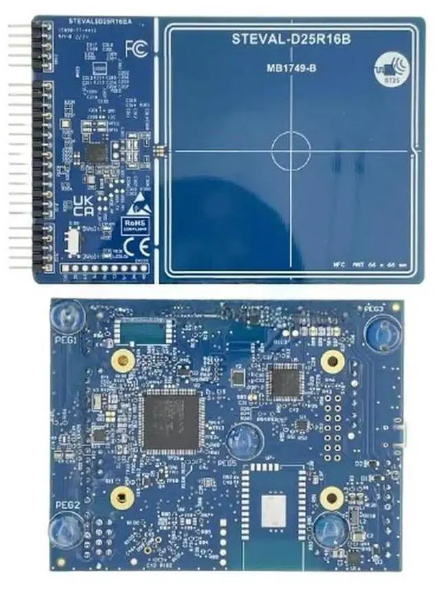 Main image of STEVAL-25R3916B ST25R3916B High Performance NFC EMVCo Card Reader Development Board