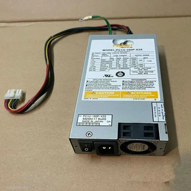 Alt view image 3 of 3 - Power Supply For NIPRON 160W PC1U-160P-X2S Work Like