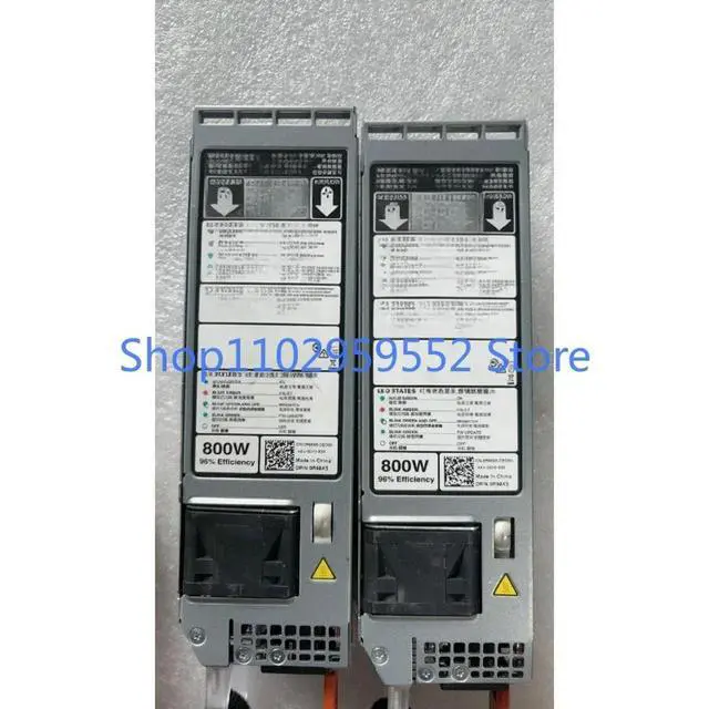 Alt view image 3 of 3 - 1pcs for R770 R7525 R670 Server Power Supply 800W D800E-S2 R98X5 17th Gen