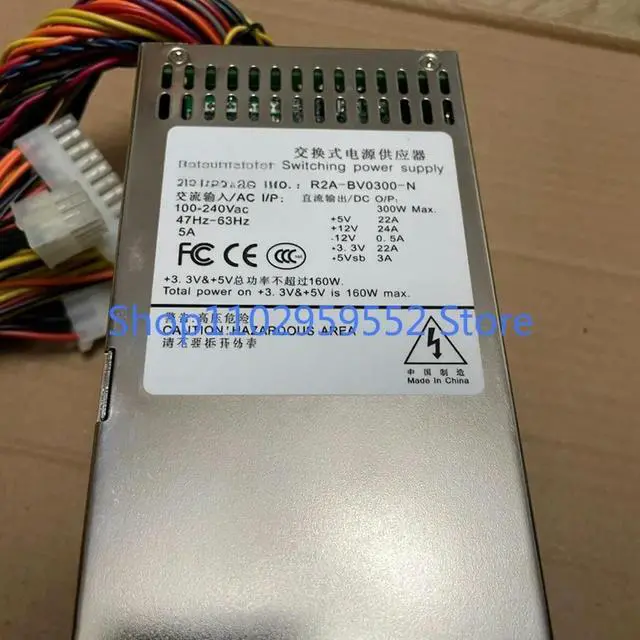 Alt view image 2 of 2 - 2Pcs for R2A-BV0300-N server power supply U1A-B10300-DR 300W power supply