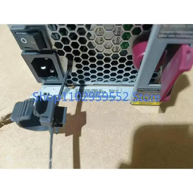 Alt view image 2 of 2 - 1pcs For 756486-001 753322-001 3PAR 8000 Expansion Enclosure 580W Power Supply Kit