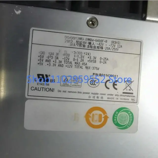 Main image of 1Pcs for DMRW-6400F-R 400W power supply