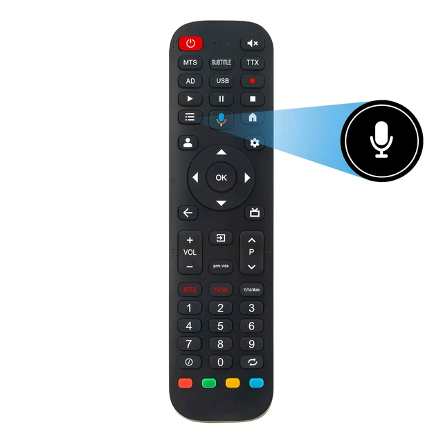 Alt view image 3 of 5 - Replacement Voice Remote Compatible with FPD Palette-Series Google TV