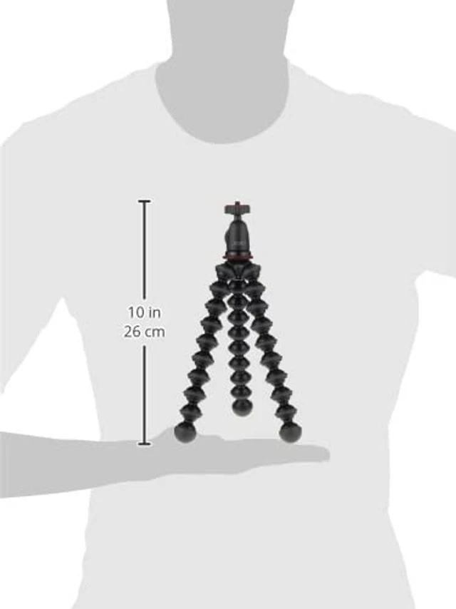 Alt view image 3 of 4 - Joby GorillaPod Compact Tripod Kit with Ballhead for Mirrorless Cameras up to 2.2 lbs. Black/Charcoal.