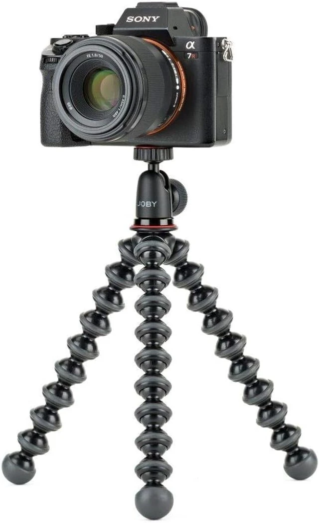 Alt view image 4 of 4 - Joby GorillaPod Compact Tripod Kit with Ballhead for Mirrorless Cameras up to 2.2 lbs. Black/Charcoal.