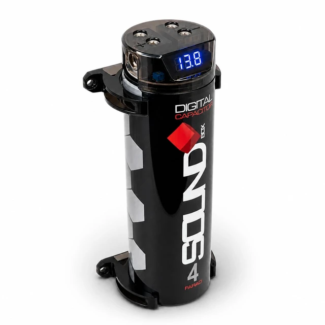 Alt view image 2 of 5 - SoundBox SCAP4D, 4 Farad Digital Capacitor w/Distribution Top