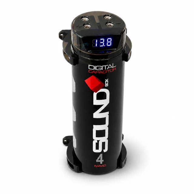 Alt view image 3 of 5 - SoundBox SCAP4D, 4 Farad Digital Capacitor w/Distribution Top