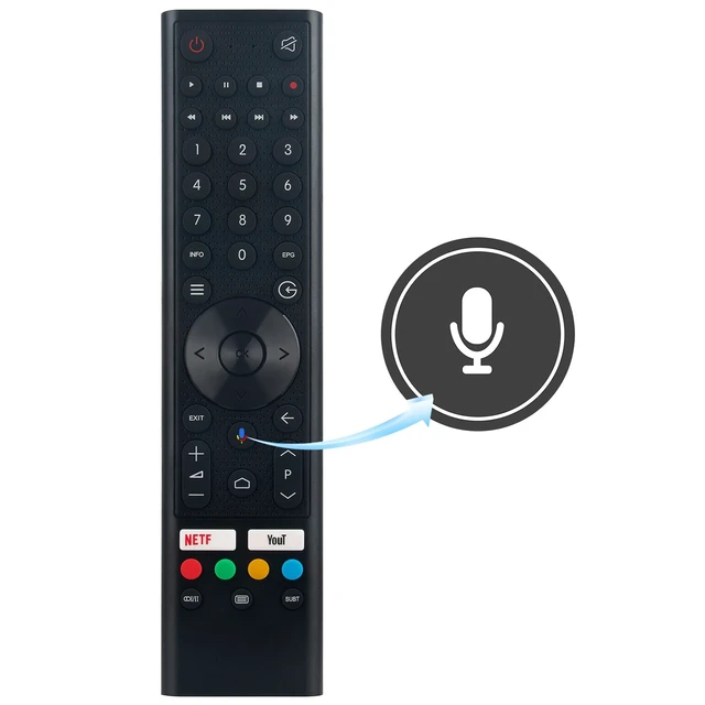 Alt view image 2 of 5 - Voice Replacement Remote Control Applicable for Caixun 4K UHD HDR Smart TV