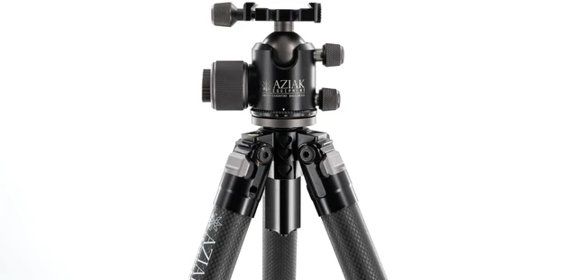 Alt view image 4 of 4 - Aziak Equipment Frontcountry Ball Head Tripod for glassing, Photography, and Shooting