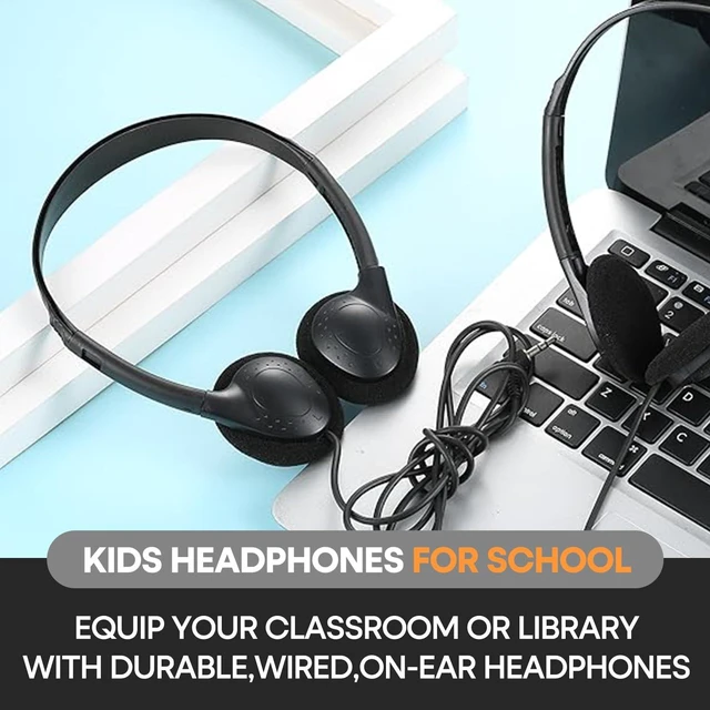 Alt view image 5 of 5 - Waneni Kids Headphones Bulk 20 Pack for School Classroom Students Children Toddler Boys Girls Teen Adults