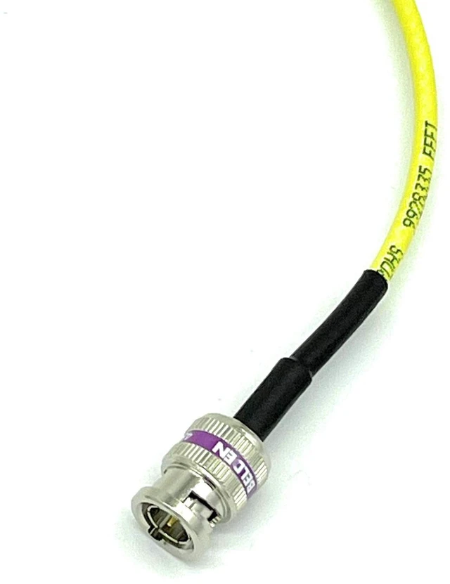 Alt view image 5 of 5 - AV-Cables 12G-SDI BNC to BNC Cable, 4855R,10ft, Yellow