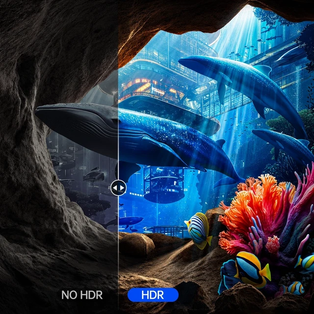 Alt view image 5 of 5 - DisplayPort to Dual HDMI Adapter 4K60Hz Display DP 1.4 to 2 HDMI Monitor