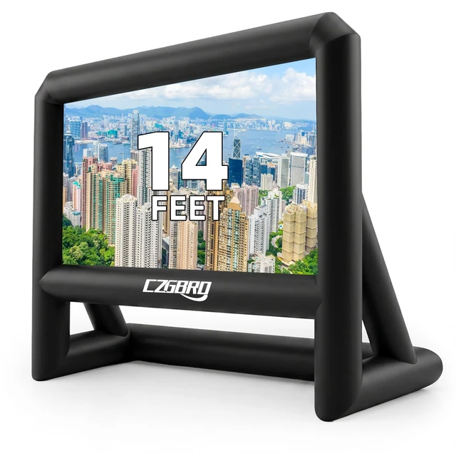 Main image of CZGBRO Inflatable Movie Screen 14FT Inflatable Projector Screen for Outside