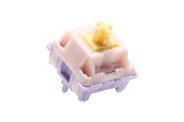 Alt view image 3 of 5 - KPREPUBLIC MMD Princess Switch Linear Tactile RGB SMD 5pin 28g 38g 45g 48g 53g 62g for Mechanical Keyboard PC PA66 POM Holy Panda Similar (MMD Princess Tactile Switch 62g x110)