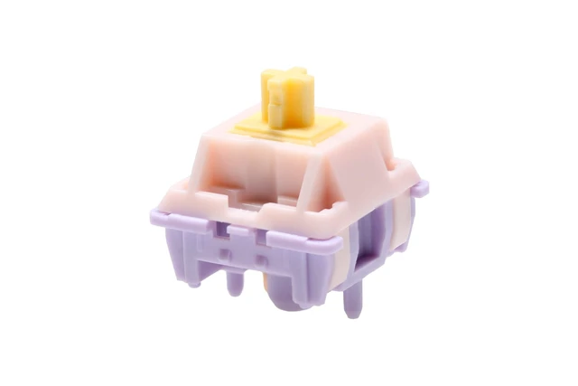 Alt view image 4 of 5 - KPREPUBLIC MMD Princess Switch Linear Tactile RGB SMD 5pin 28g 38g 45g 48g 53g 62g for Mechanical Keyboard PC PA66 POM Holy Panda Similar (MMD Princess Tactile Switch 62g x110)