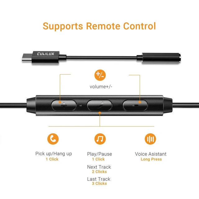 Alt view image 3 of 5 - Cubilux 2-Pack USB C Headphone Adapter Compatible with iPhone 17/16/15, iPad Pro 13/12.9/11, iPad Air 13/11, Pixel 10/9/8/7/6 Pro 9a/8a/7a/6a, Type C to 3.5mm Audio Dongle