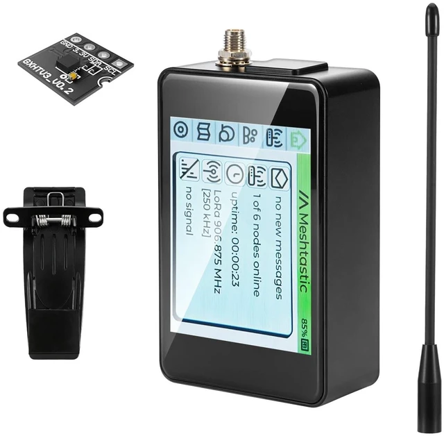 Main image of Heltec V4 ESP32 LoRa Development Board with BME280 Temperature Humidity Pressure Sensor, Touch Display, SX1262 Long Range Wireless Module Compatible with Meshtastic Firmware for IoT Monitoring