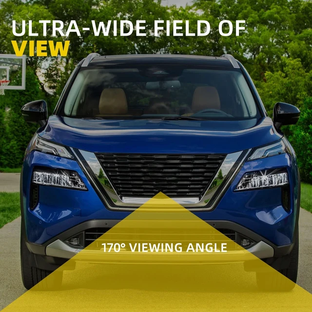 Alt view image 3 of 5 - Dasbecan Front View Camera Compatible with Nissan Rogue 2020 2021 2022 2023
