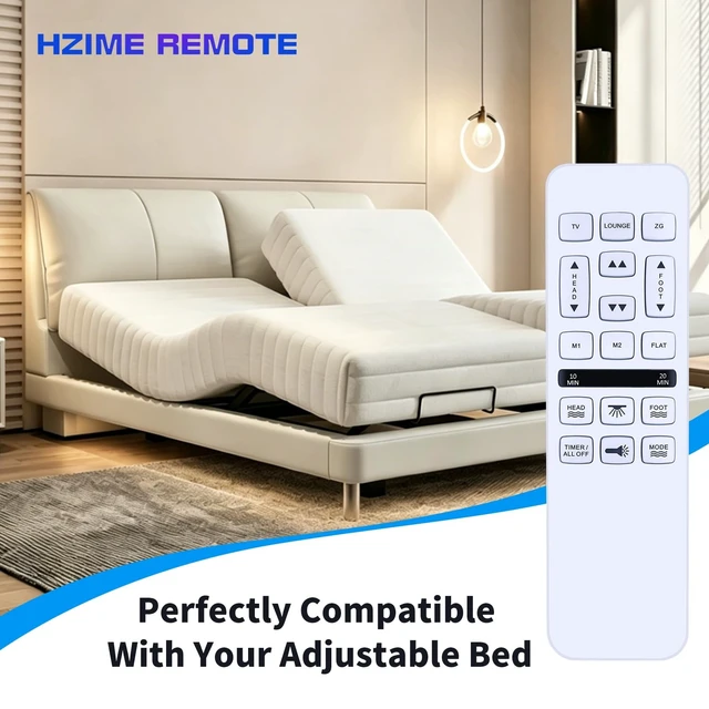 Alt view image 3 of 5 - Remote Control for Richmat HJH55 HJC18, Mattress Firm Adjustable Bed Base