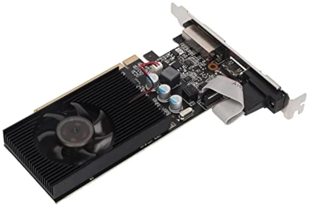 Main image of Sanpyl 610 Graphics Card, 2GB DDR3, Support DirectX 11 64 Bit, Single Fan GPU PC Video Card, PCI Express 2.0, VGA, DVI,