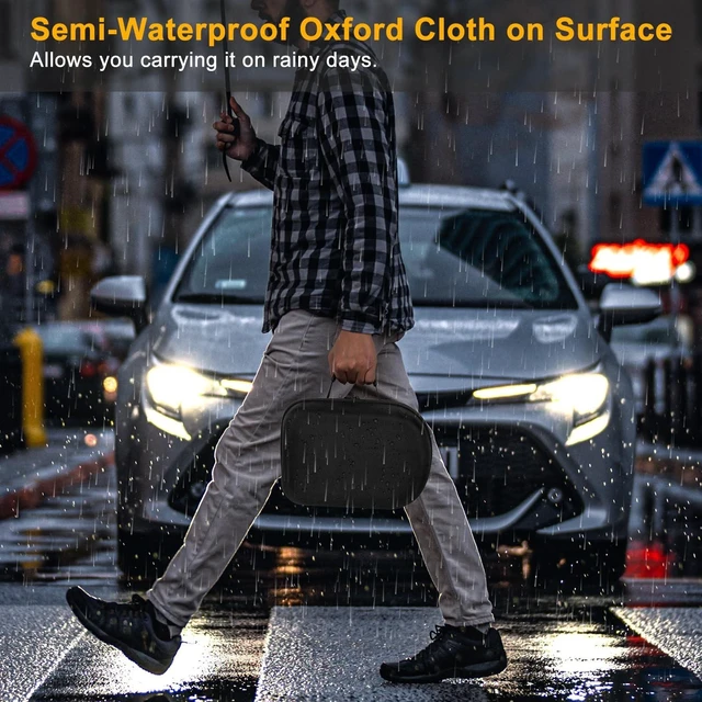 Alt view image 5 of 5 - XINGFUDAO Hard Carrying Case for XGIMI MoGo Pro/MoGo 2 Pro & Multi-Angle Projector Stand 1080P Portable Projector, Waterproof with Separate Space (Compatible with Projector and Stand)
