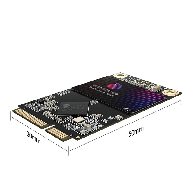 Alt view image 2 of 5 - Gamerking SSD Msata 128GB Internal Solid State Drive High Performance Hard Drive for Desktop Laptop SATA 6Gb/s (128GB MSATA)