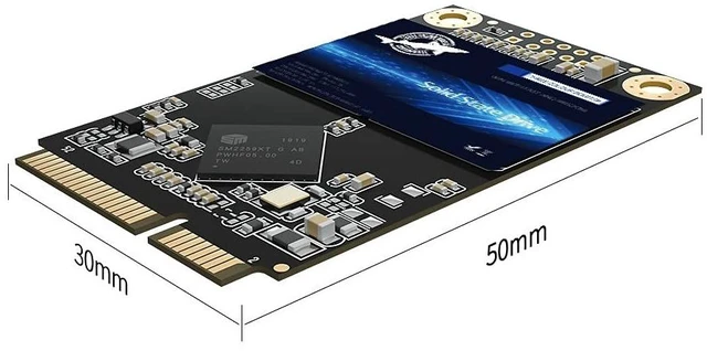 Alt view image 2 of 5 - SSD mSATA 16GB Dogfish Internal Solid State Drive High Performance Hard Drive for Desktop Laptop SATA III 6Gb/s Includes SSD 32GB 60GB 64GB 120GB 128GB 240GB 250GB 480GB 500GB (16GB MSATA)