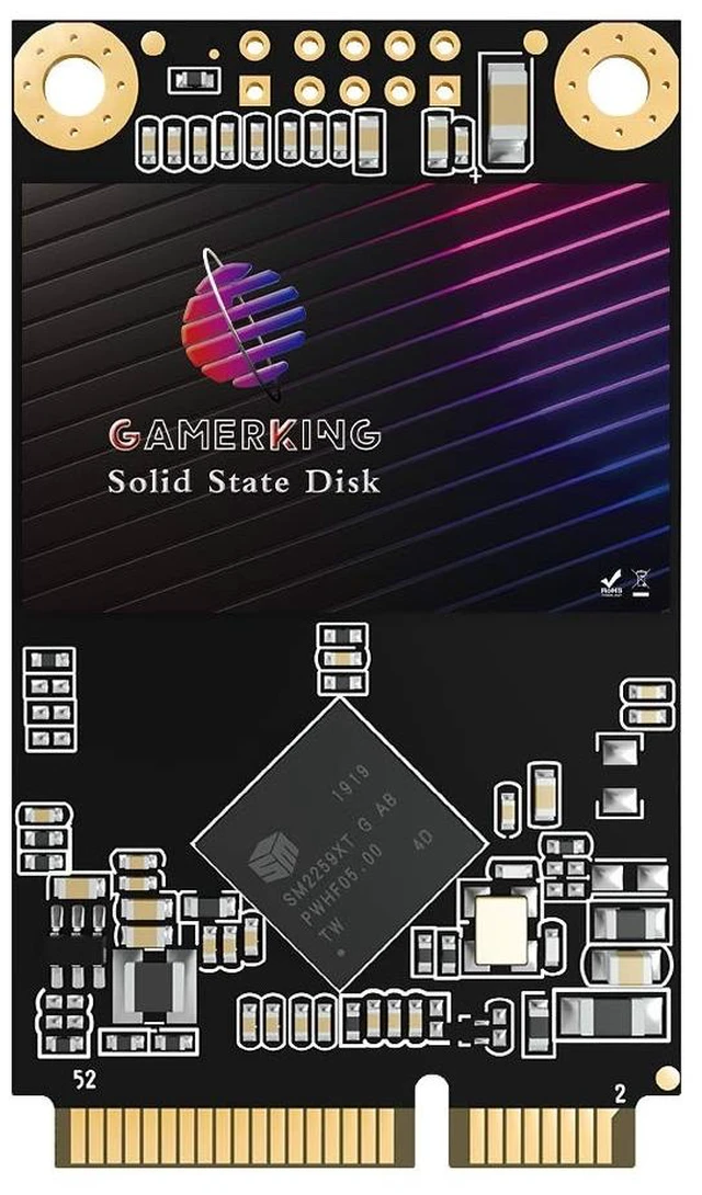 Main image of Gamerking SSD Msata 128GB Internal Solid State Drive High Performance Hard Drive for Desktop Laptop SATA 6Gb/s (128GB MSATA)