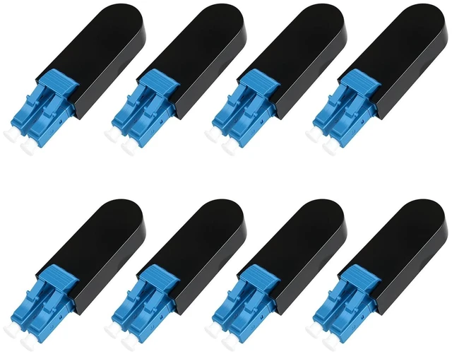 Main image of 8-Pack LC/UPC Fiber Loopback Adapters, Singlemode 9/125m OS2 Duplex