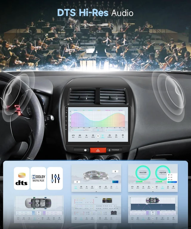 Alt view image 5 of 5 - 8Core 4GB+64GB for Mitsubishi Outlander Sport 2011-2017 Car Stereo Radio