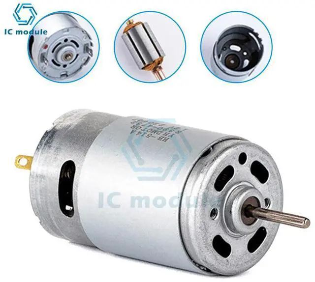 Main image of 7512 high-voltage motor lithium electric hand drill motor high speed DC motor 220V high speed micro motor Power Tools