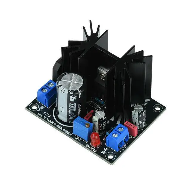 Alt view image 5 of 6 - 5A LM338T Linear Regulator Module AC 0 24V DC 0 35V Input 1 5V 30V Adjustable Output Voltage Stabilizer With LED Indicator