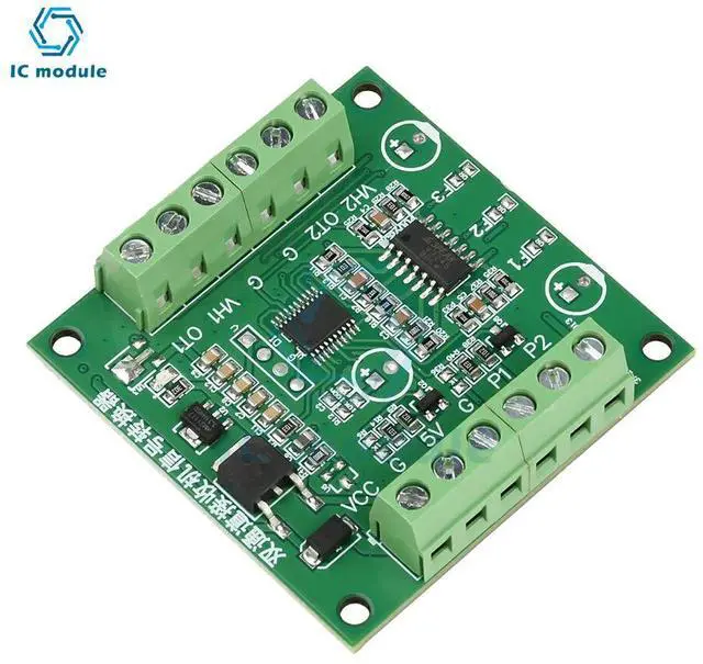 Alt view image 6 of 6 - PWM to Voltage Servo Aeromoing Receiver 2CH Receiver Signal Converter Board for RC Crawler Motor Controller Accessories