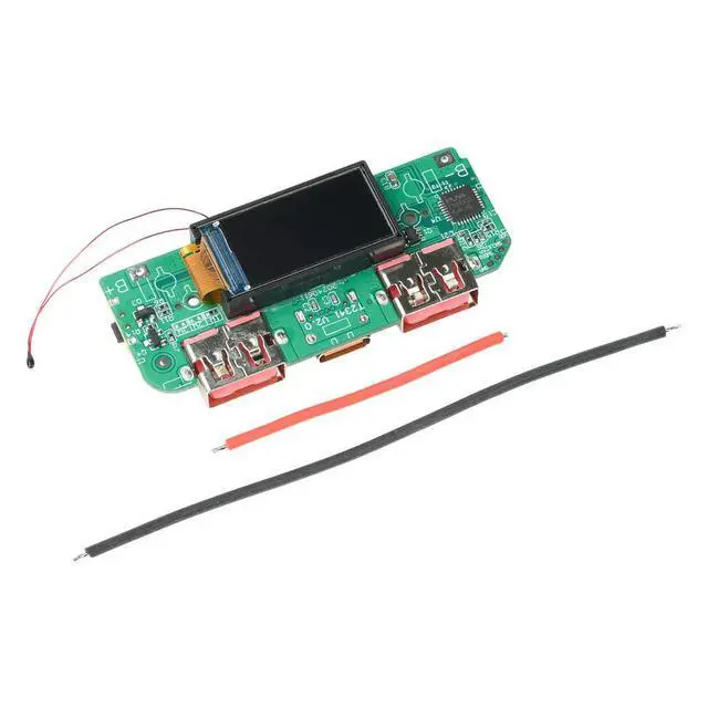 Alt view image 4 of 6 - 22.5W Fast Charging Module TFT Color Screen Digital Display Fast Charging Mobile Power Motherboard for Ternary Lithium