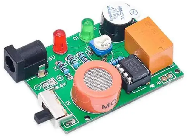 Main image of MQ-3 Ethanol Detection Alarm Kit Alcohol Tester Kit Drunk Driving Gas Detection Kit DIY Welding