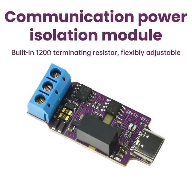 Alt view image 3 of 3 - USB to RS485 Isolated Serial Port Module 2Mbps Isolatecd Serial Port Converter Module Electronic Kit