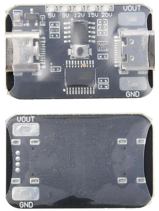 Main image of PD Fast Charging Deceiver PD2.0/3.0 Deception Module Adjustable Voltage Aging Test Supports 5V/9V/12V/15V/20V Output Type C