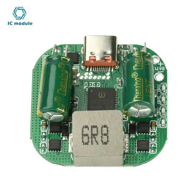 Alt view image 2 of 3 - IP2368 100W Bidirectional Fast Charging Module for 2-5S Lithium Batteries with PD 3.0 Temperature Protection for Electronics